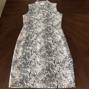 NWT Calvin Klein snakeskin dress